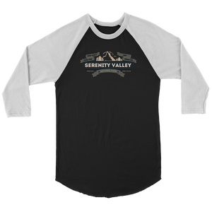 Serenity Valley National Park - Firefly/Serenity Raglan T-Shirt - Supernerdmart