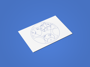 Happy Father's Day - Written in Gallifreyan - Doctor Who Digital Father's Day Card - Supernerdmart