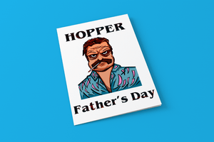 Hopper Father's Day - Stranger Things - Digital Father's Day Card - Supernerdmart