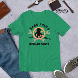 Babu Frick's Repair Shop - Star Wars - Short-Sleeve Unisex T-Shirt - Supernerdmart
