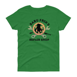 Babu Frick's Repair Shop - Star Wars - Women's short sleeve t-shirt - Supernerdmart